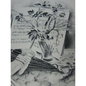 Valse Brillante Minetta Good Vintage Print Lithograph 30165